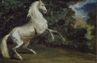 Stigende hest af Theodore Gericault