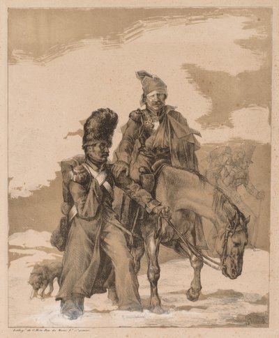 Tilbage fra Rusland af Theodore Gericault