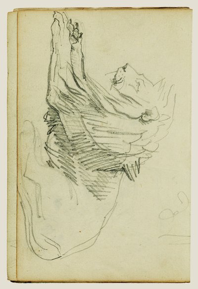 Siddende løve af Theodore Gericault