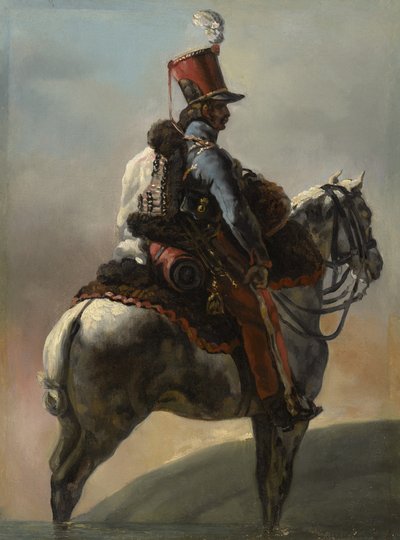 Studie efter "Husarernes Trompetist", c.1815?-27 af Theodore Gericault