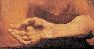 Studie af en hånd og arm af Theodore Gericault