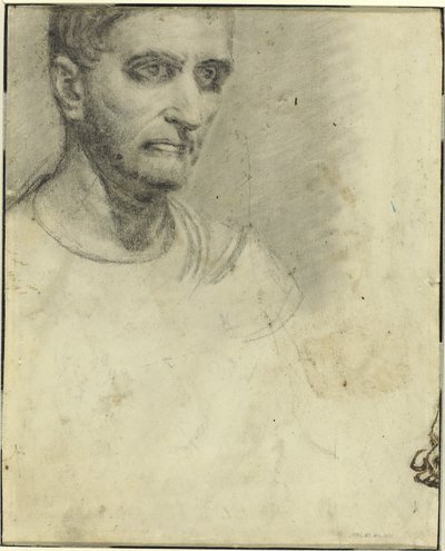 Studie af en mand [verso] af Theodore Gericault