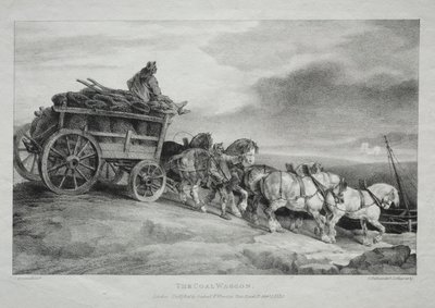 Kulvognen, 1821. af Theodore Gericault
