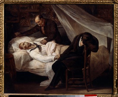 Maleren Theodore Gericaults død (1791-1824) 26. januar af Theodore Gericault