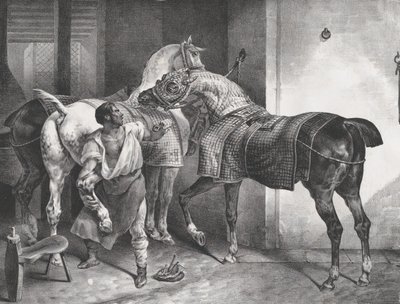 Den engelske smed, 1822. af Theodore Gericault