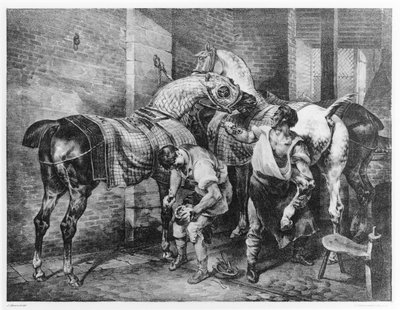Den engelske hovslagersvend af Theodore Gericault