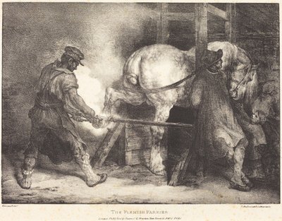 Den flamske hovslagersvend af Theodore Gericault