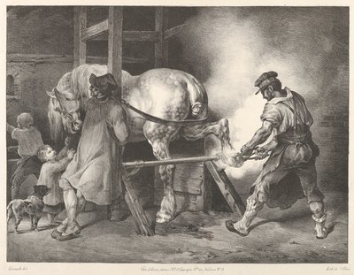 Den flamske hovslagersvend af Theodore Gericault