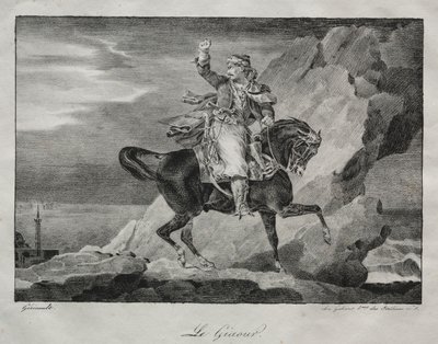 Giaour, 1820. af Theodore Gericault