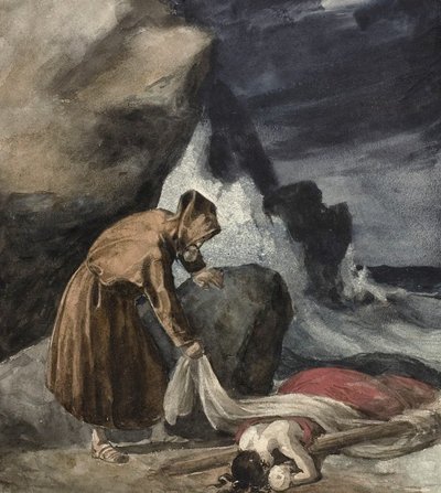 Stormen, ca. 1821-23 af Theodore Gericault