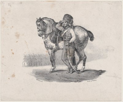 Husarernes trompet af Theodore Gericault