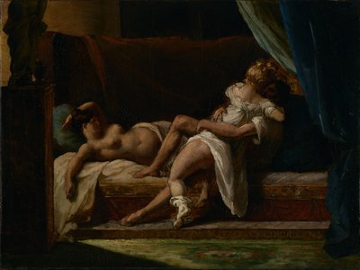 Tre elskende af Theodore Gericault