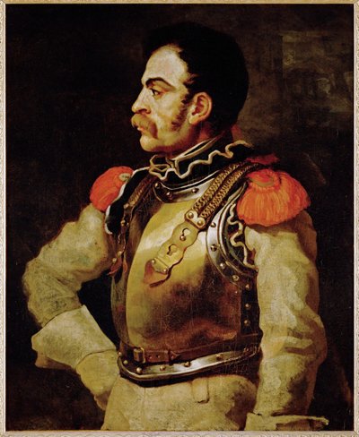 Un carabinier - en karabinier, en italiensk politibetjent ... af Theodore Gericault