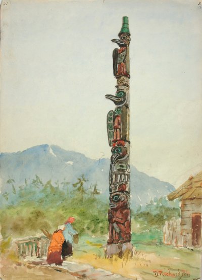 Ravnetotempælen, ca. 1880-1914. af Theodore J. Richardson
