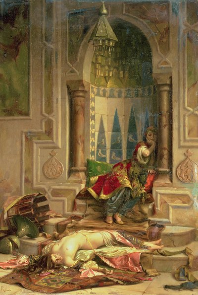 "Ah! Jaloux blandt de jaloux!" af Theodore Jacques Ralli