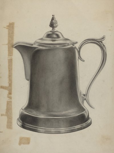 Kaffeurne i tin af Theodore Pfitzer