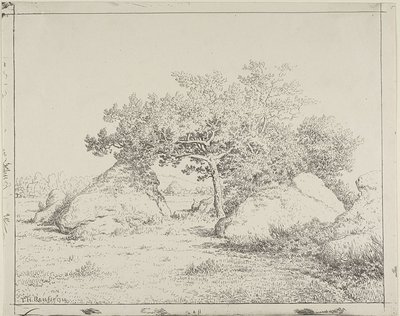 Kirsebærtræ ved Plante à Biau af Theodore Rousseau