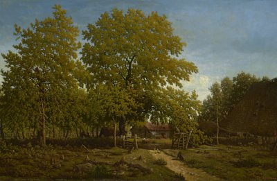 Gård i Landes, 1844-67 af Pierre Etienne Theodore Rousseau