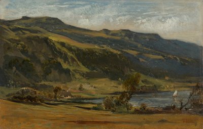 Auvergnes landskab af Theodore Rousseau