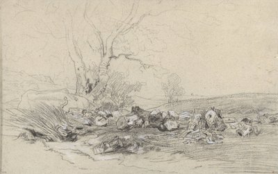 fældede træer af Theodore Rousseau