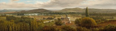 Panoramalandskab nær Moselfloden af Theodore Rousseau
