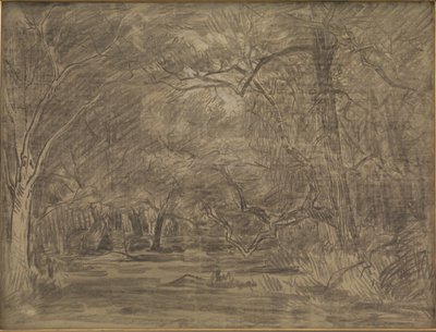 Det indre af en Skov af Theodore Rousseau