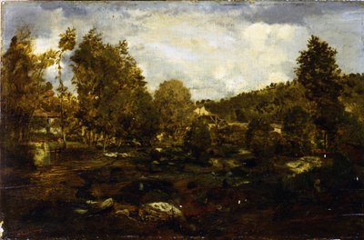Tiffauge-dalen af Pierre Etienne Theodore Rousseau