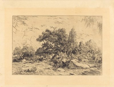Udsigt over Plateau de Bellecroix af Theodore Rousseau