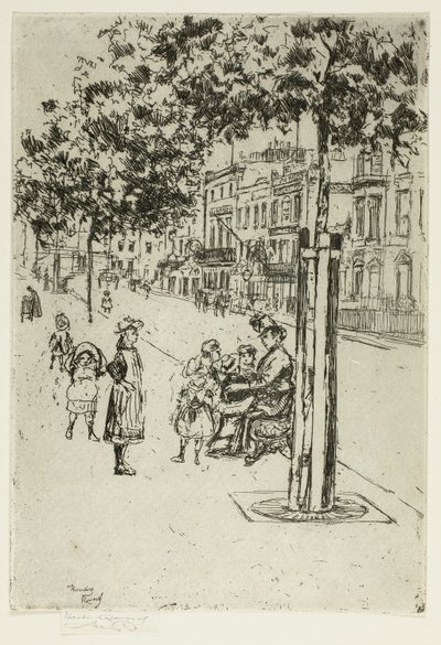 Chelsea Børn, Chelsea Embankment af Theodore Roussel