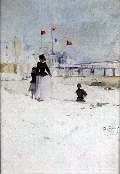 På stranden af Theodore Roussel