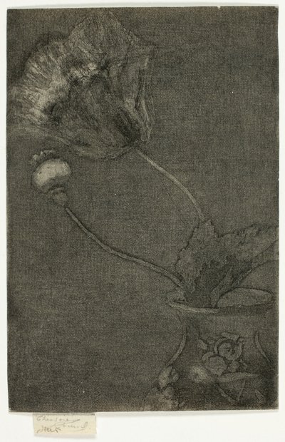 Valmue i en vase af Theodore Roussel