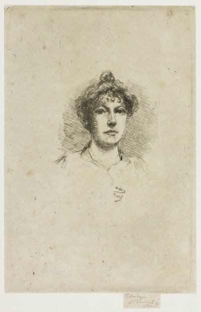 Portræt af Miss Edith Austin af Theodore Roussel