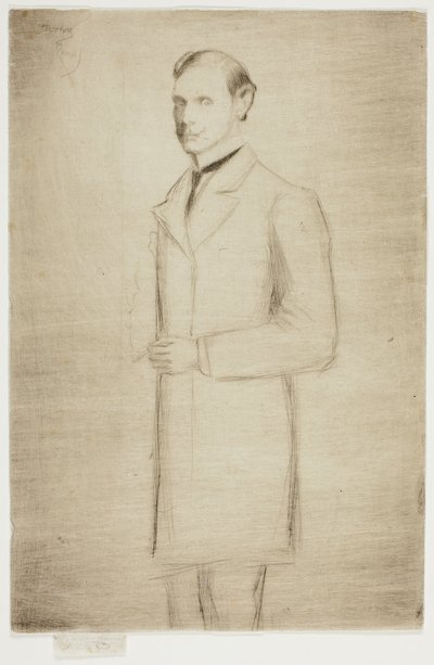 Portræt af Walter Dowdeswell, Esq. af Theodore Roussel
