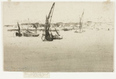 Railway Bridge, Chelsea af Theodore Roussel
