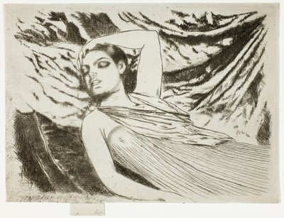 Sovende Model eller Sovende af Theodore Roussel