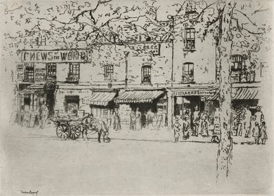 The Street, Chelsea Embankment af Theodore Roussel