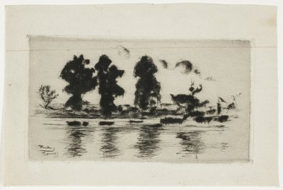Themsen, aften af Theodore Roussel