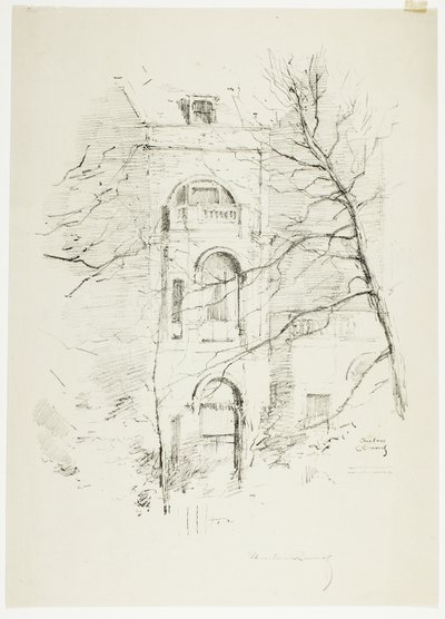 Vinter, et hus i Green Park af Theodore Roussel