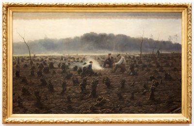 Stubbene (Les Souches) (olie på lærred) af Theodore Verstraete