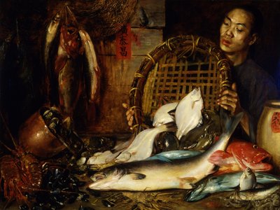 Den kinesiske fiskehandler af Theodore Wores