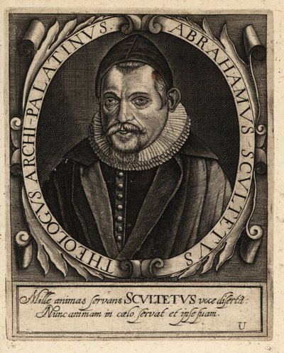 Abraham Sculletus af Theodore de Bry