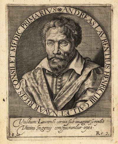 Andre du Laurens, fransk læge af Theodore de Bry