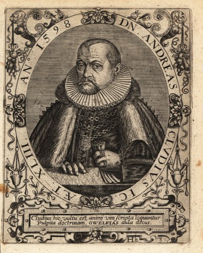 Andreas Cluten, tysk jurist af Theodore de Bry