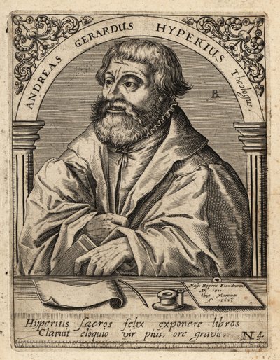 Andreas Gerhard Hyperius af Theodore de Bry