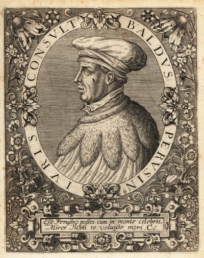 Baldus de Ubaldis af Theodore de Bry