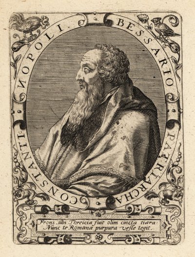 Basilios Bessarion, patriark af Konstantinopel. af Theodore de Bry