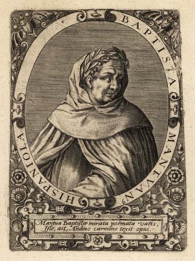 Battista the Mantuan af Theodore de Bry