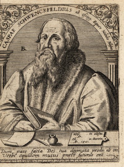 Caspar Schwenckfeld af Theodore de Bry