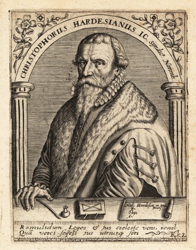 Christoph Herdesianus, tysk advokat af Theodore de Bry