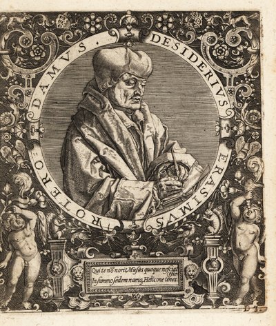 Erasmus af Rotterdam af Theodore de Bry
